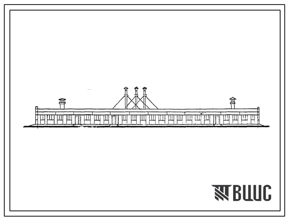 Типовой проект 14-148-6ж Молочнодоильный блок на две установки типа «Карусель» («Омичка»), для фермы на 800 молочных коров. Блок пристраивается к зданию коровников и может быть отдельно-стоящим.