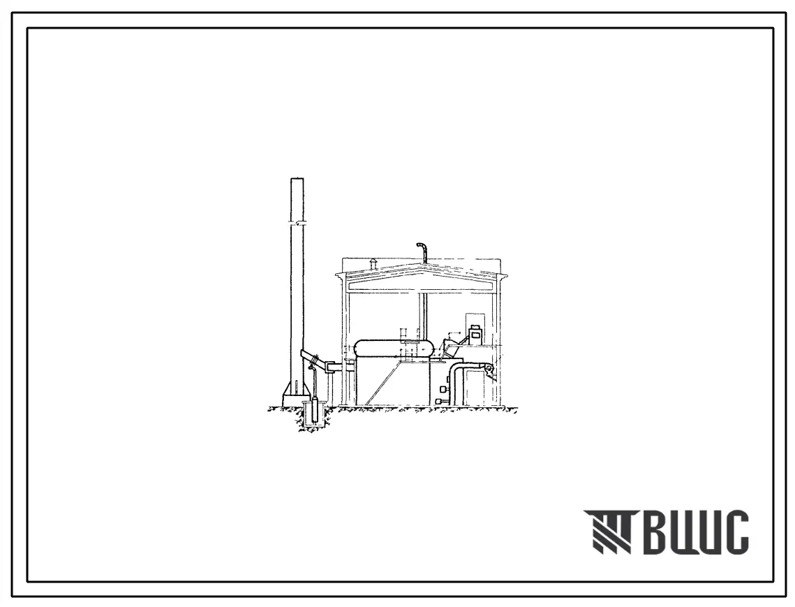 Типовой проект 903-1-36 Котельная закрытого тапа на 3 котла ДКВР-4-13 с шахтными топками. Топливо дрова и крупнокусковые отходы. Теплоноситель вода и пар.