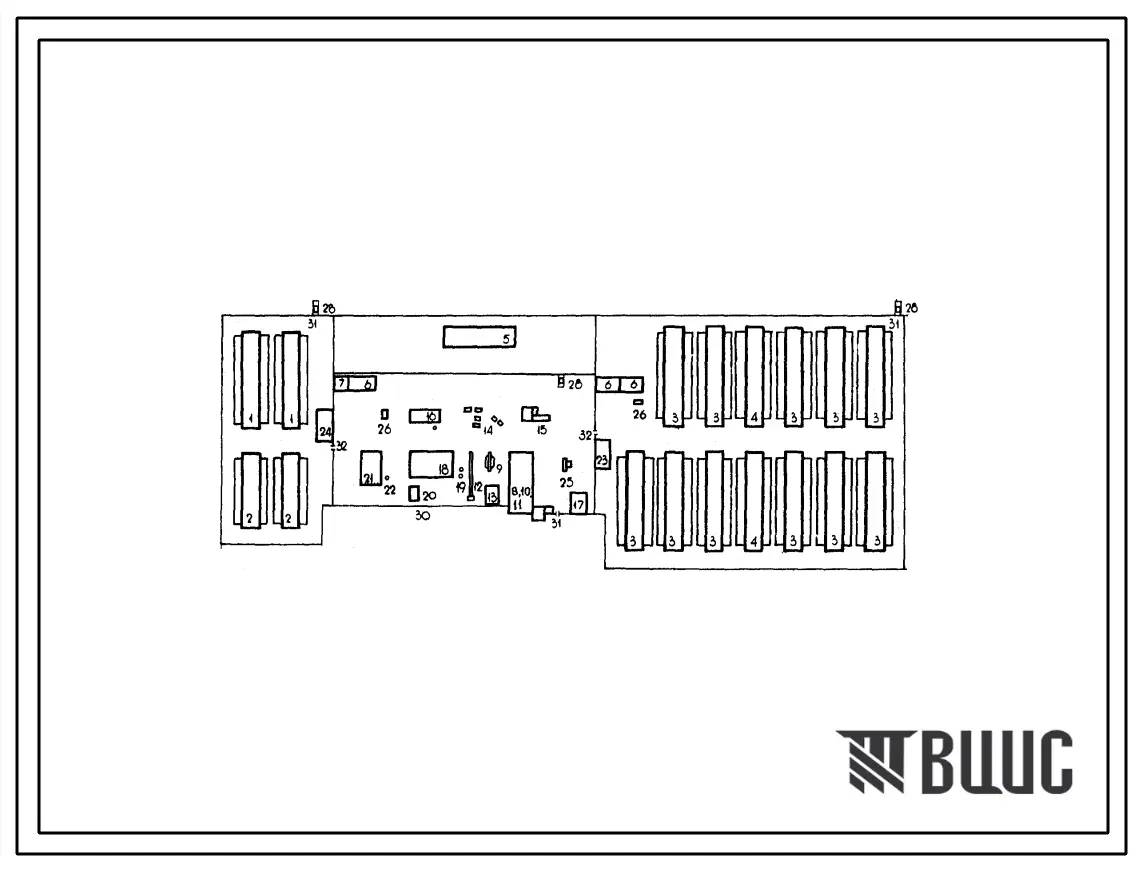 Типовой проект 819-247 Племрепродуктор на 25 000 гусей.
