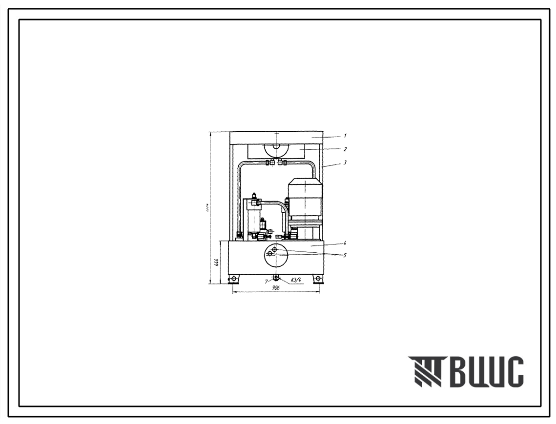 Шифр С160.2Р75.1А.ПС Станция гидропривода С160.2Р75.1А