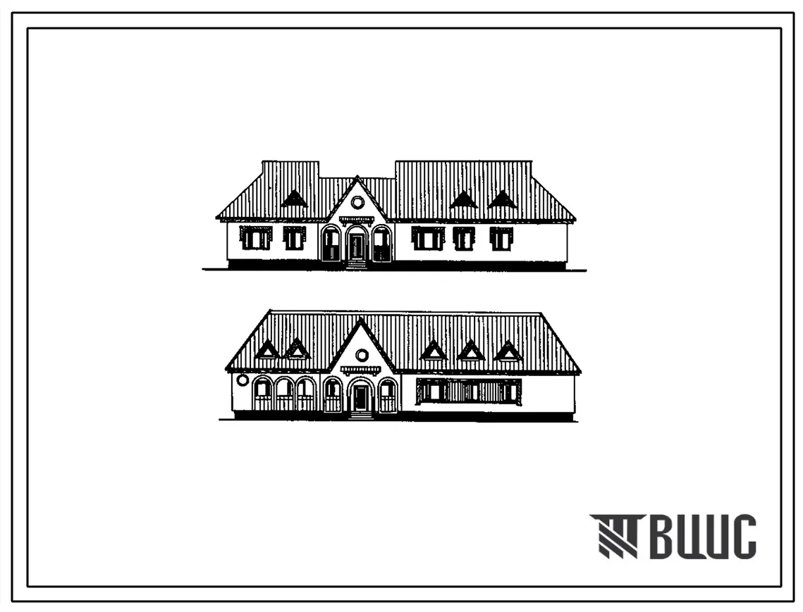 Типовой проект 211-1-506.90 Детские ясли на 20 мест. Здание одноэтажное. Стены из трехслойных керамзитобетонных панелей.