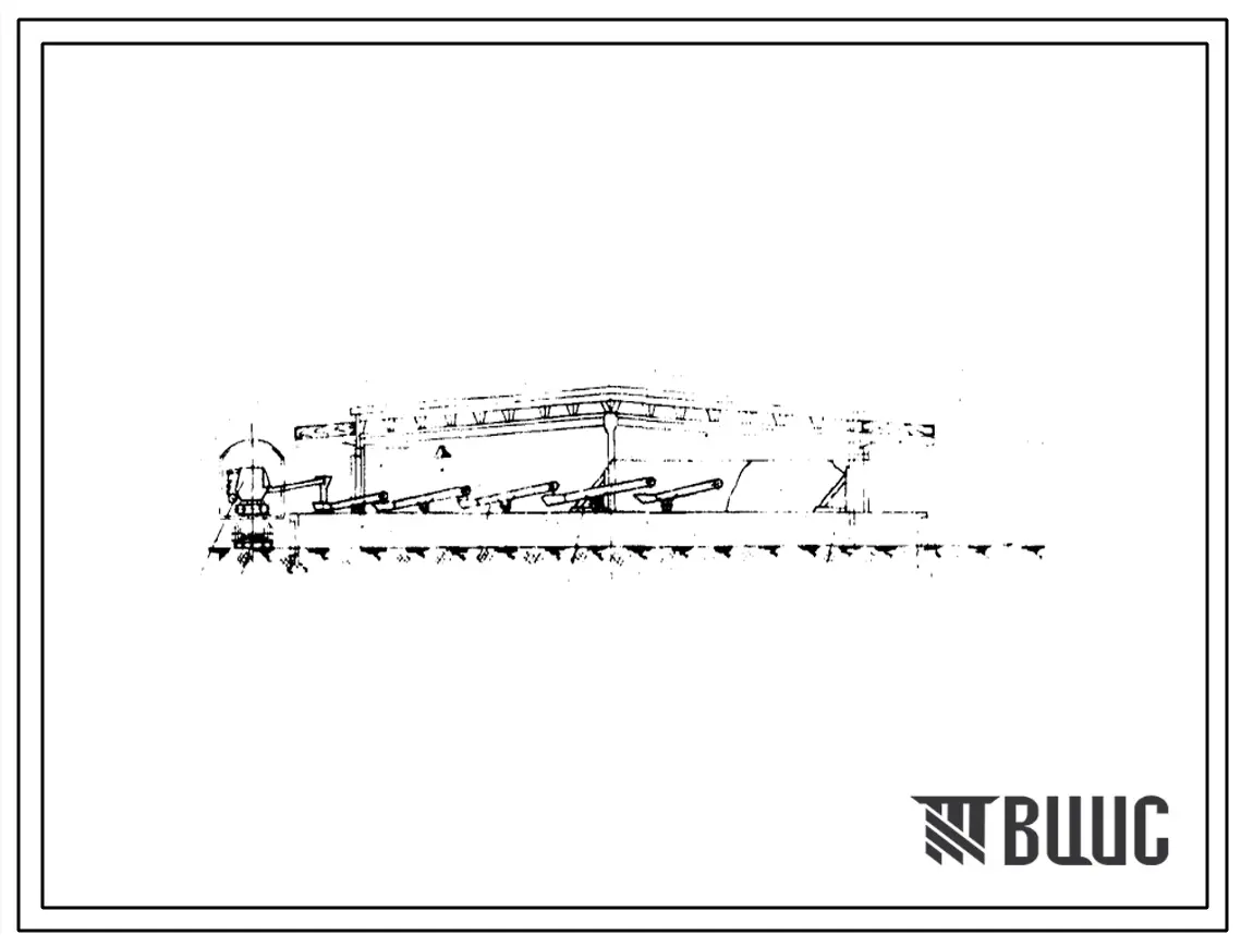 Типовой проект 705-1-22/69 Прирельсовый склад минеральных удобрений емкостью 1600 т.