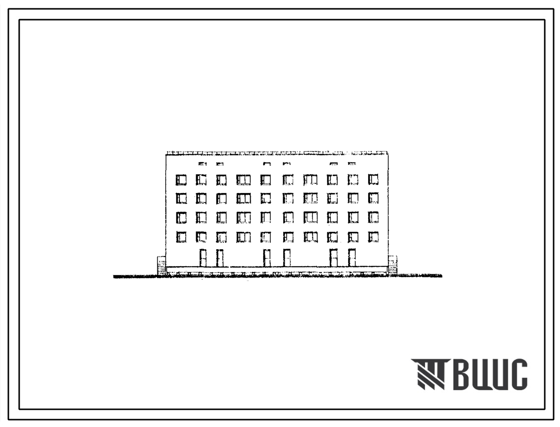 Типовой проект 114-74-5см Пятиэтажный двухсекционный  дом на 24 квартиры ( однокомнатных 1Б-8, двухкомнатных 2Б-8, трехкомнатных 3Б-8). Для строительства в районах сейсмичностью 7 баллов