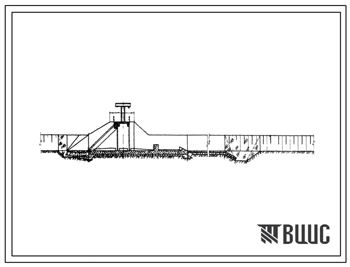 Типовой проект 413-41 Водорегулирующие сооружения с рыбозащитными устройствами для озерных хозяйств.