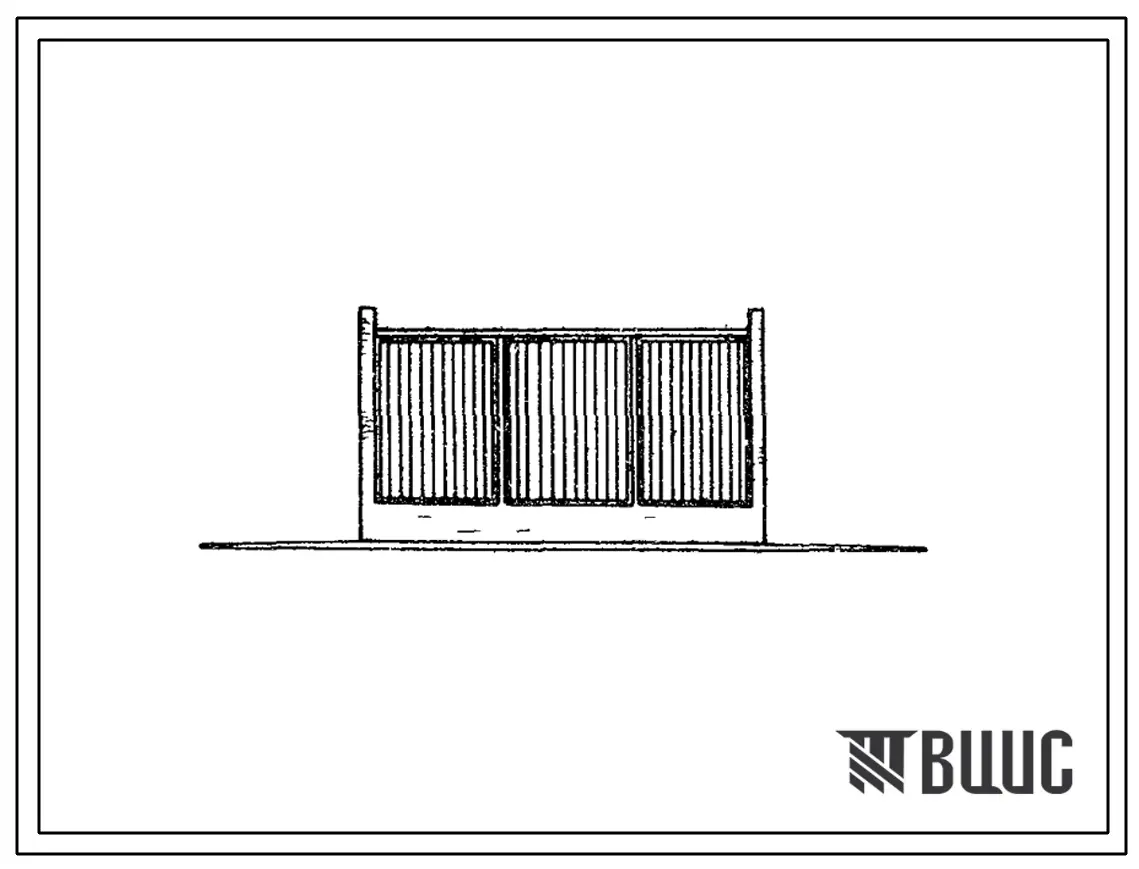 Типовой проект 817-154 Дезплощадка с обогревом.