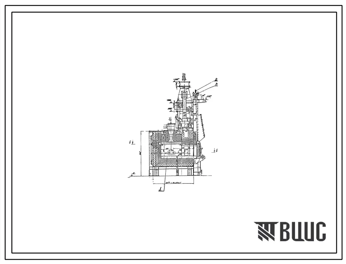 Проект 39122 Печь нагревательная двухкамерная размерами пода 2х(1,044х0,928)м на газе