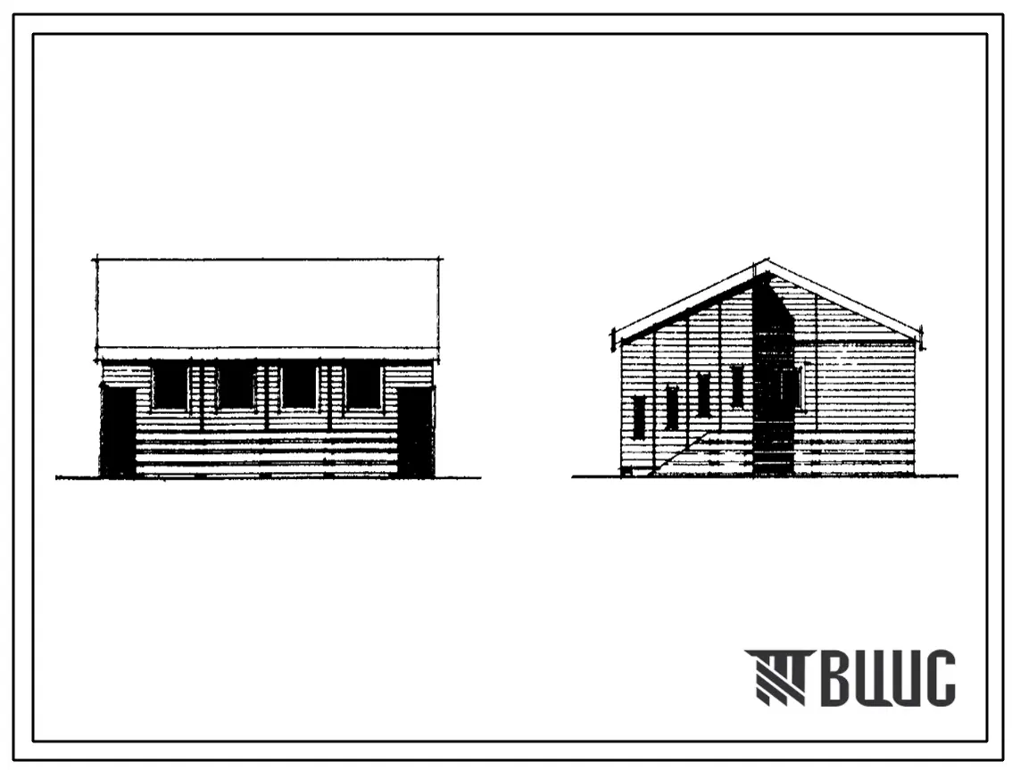 Типовой проект 181-139-20м.85 Дом на 2 трехкомнатные квартиры. Ориентация меридиональная. Общая площадь 143 м2 (СТЕНЫ ИЗ ПАНЕЛЕЙ С ДЕРЕВЯННЫМ КАРКАСОМ И ОБШИВКОЙ ИЗ ФАНЕРЫ, Перекрытия – панели с деревянным каркасом, Полное инженерное благоустройство, Гру