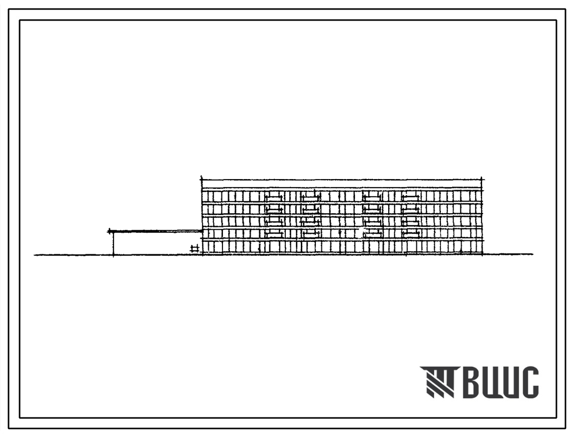 Типовой проект 1-306С-50 Пятиэтажный трехсекционный жилой дом на 60 квартир (однокомнатных  5, двухкомнатных  35, трехкомнатных  20). Для района с сейсмичностью 7 баллов.