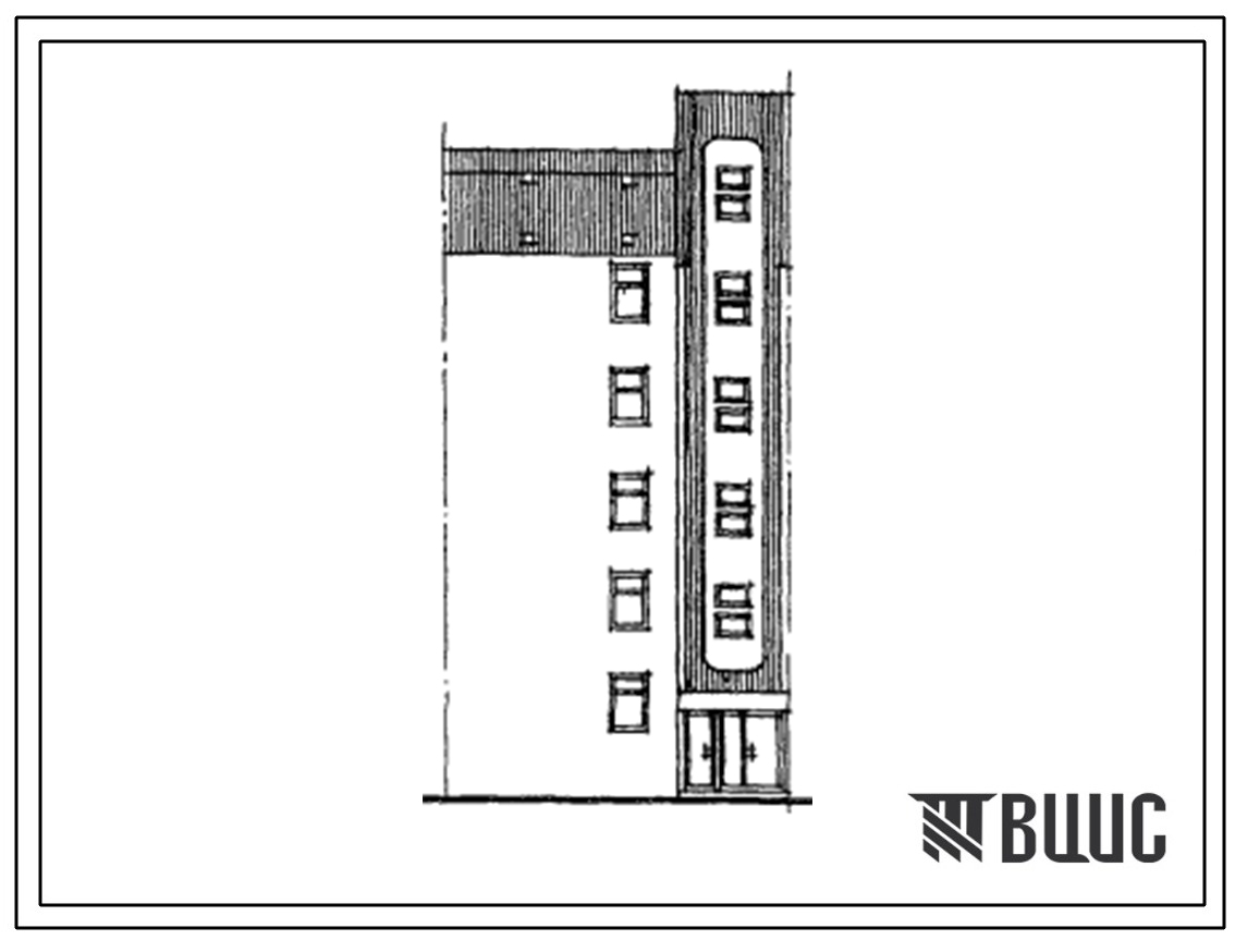 Типовой проект 135-0339с.23.87 5-этажный крупнопанельный блок-элемент 5БЭ-ТП-1.2 на 10 квартир. Для строительства на Южном берегу Крыма.