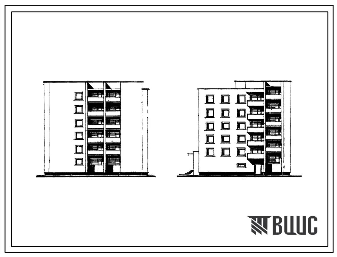 Типовой проект 117-06 5-этажная блок-секция на 22 квартиры для строительства во 2 строительно-климатической зоне.