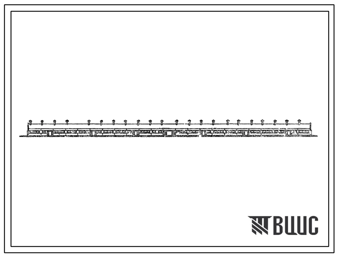 Типовой проект 801-4-6 Здание для содержания 564 телок в возрасте от 6 до 11 месяцев.