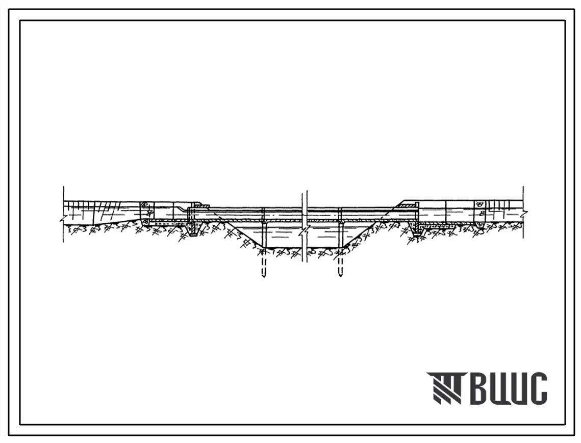 Типовой проект 820-75с Акведуки параболического сечения из сборного предварительно напряженного и ненапряженного железобетона на расход до 10 м3/сек. Для строительства в районах с сейсмичностью не более 8 баллов.