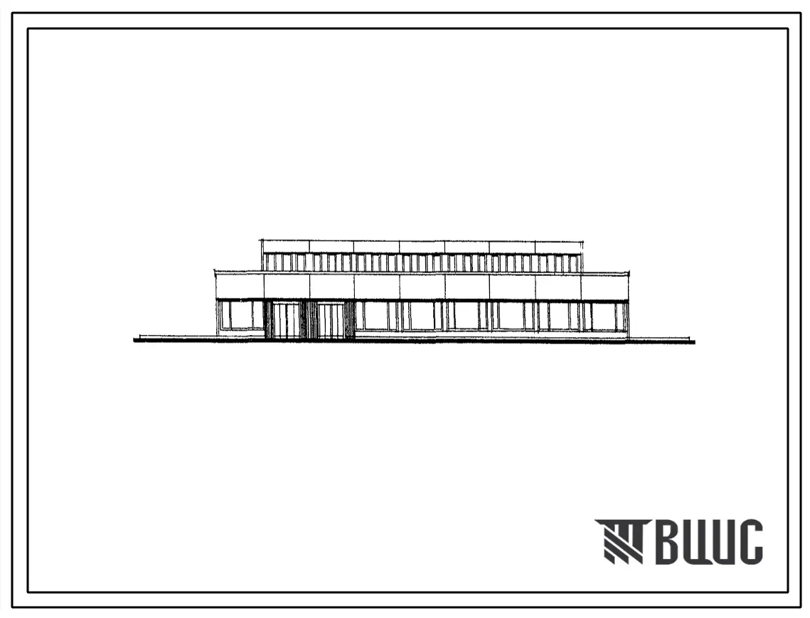 Типовой проект 272-13-39 Продовольственный магазин самообслуживания «Универсам» с кафетерием и отделом заказов торговой площадью 1200 м?.