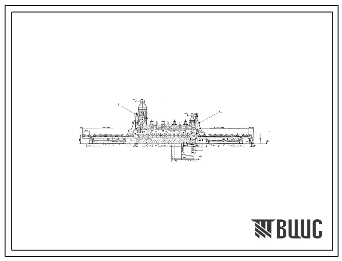 Проект 58345 Печь роликовая для нагрева полосовых заготовок перед гибкой размерами пода 0,81х5,3 м, на газе