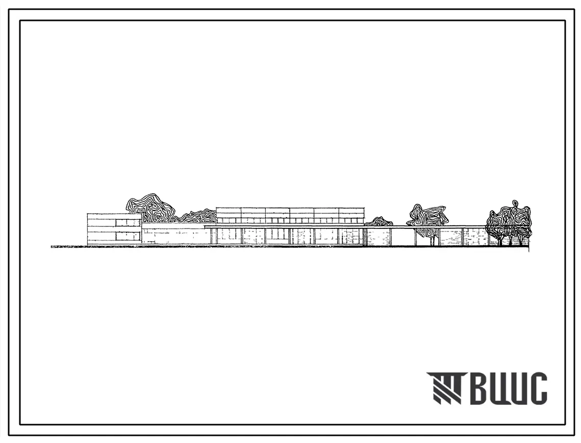 Типовой проект 271-14-4 Городской рынок для городов с населением 100-150 тыс. жителей. Для строительства во II и III строительно-климатических зонах.