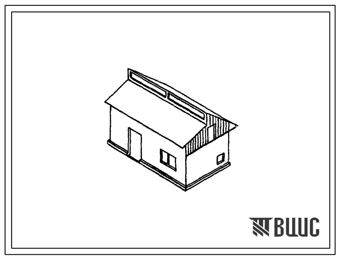 Типовой проект 194-000-222с.83 Садовые летние домики и хозяйственные постройки различного назначения.
