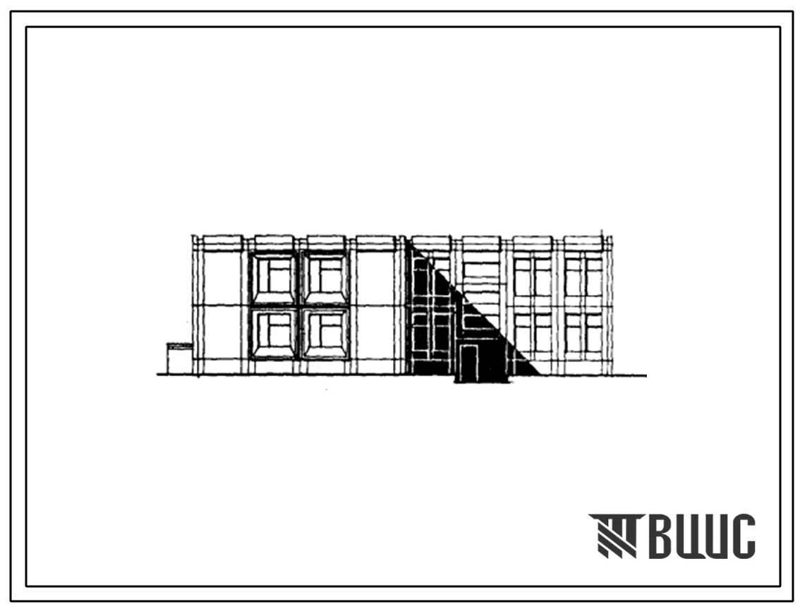 Типовой проект 211-1-135-170с.85 Детские ясли - сад на 90 мест. Сейсмичность 7, 8, 9 баллов. Здание двухэтажное. Стены из однослойных легкобетонных панелей.