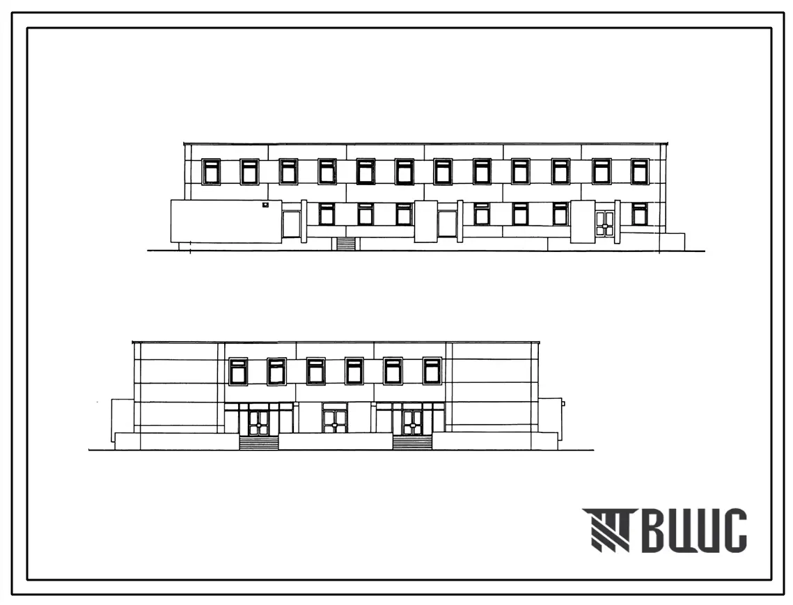 Типовой проект 252-01-141.87 Патологоанатомический корпус на 500 вскрытий в год с отделением судебно-медицинской экспертизы. Здание двухэтажное. Каркас по серии 1.020.1/83. Стены из легкобетонных панелей по серии 1.030.1-1.
