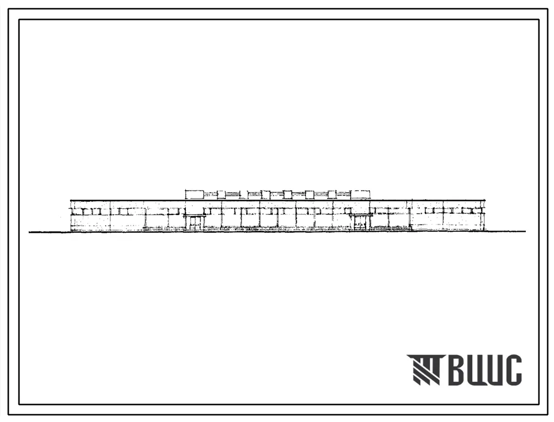 Типовой проект 272-12-45 Магазин «Мебель» торговой площадью 1500 м2. Для строительства в IВ климатическом подрайоне, II и III климатических районах.