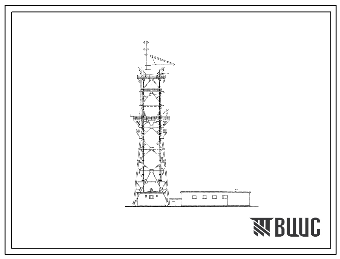 Типовой проект 603-14-1 Промежуточная радиорелейная станция на аппаратуре Р-600-2М. (техническое здание).