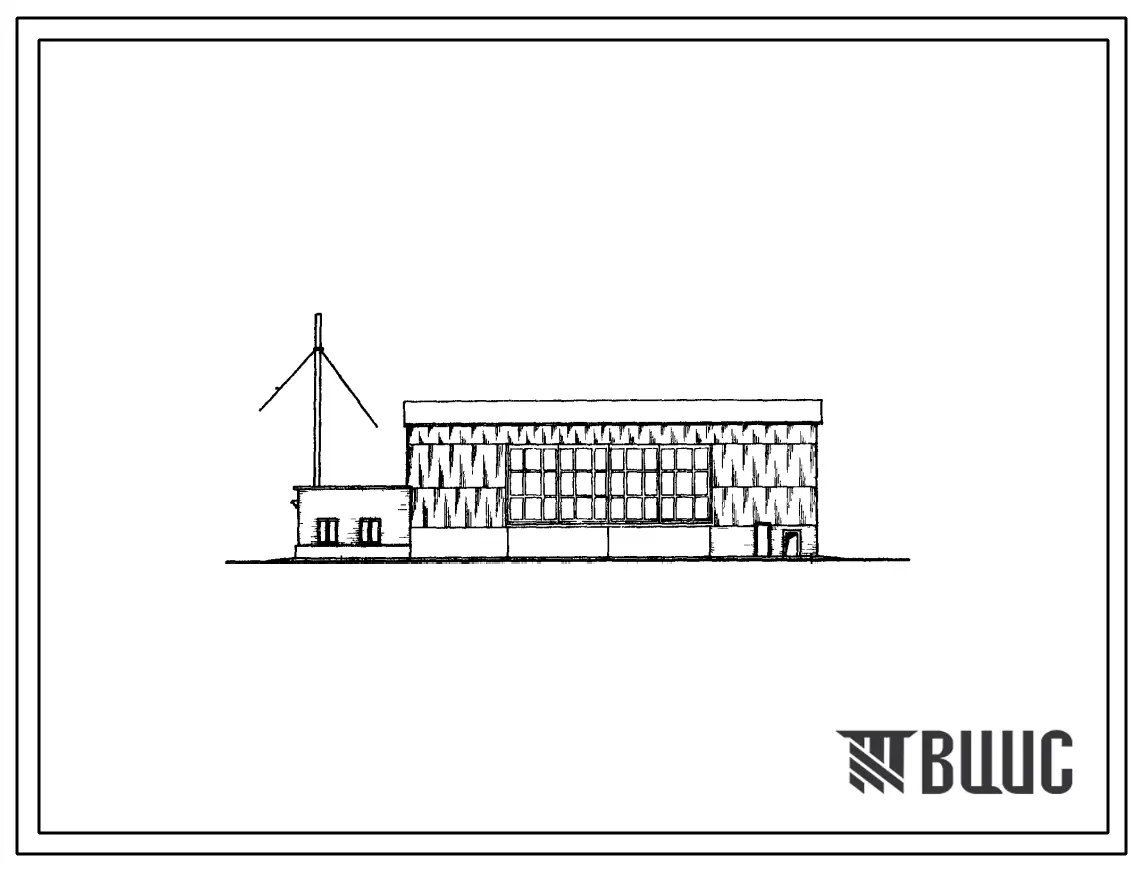 Типовой проект 411-2-59 Цех технологической щепы мощностью 10 тыс. м3/год.