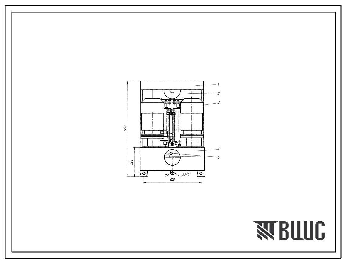 Шифр 1С160.Б.В2.12,5.56,7.18,5.2.2.4ЭМ Насосная установка 1С160.Б.В2.12,5.56,7.18,5.2.2.4ЭМ