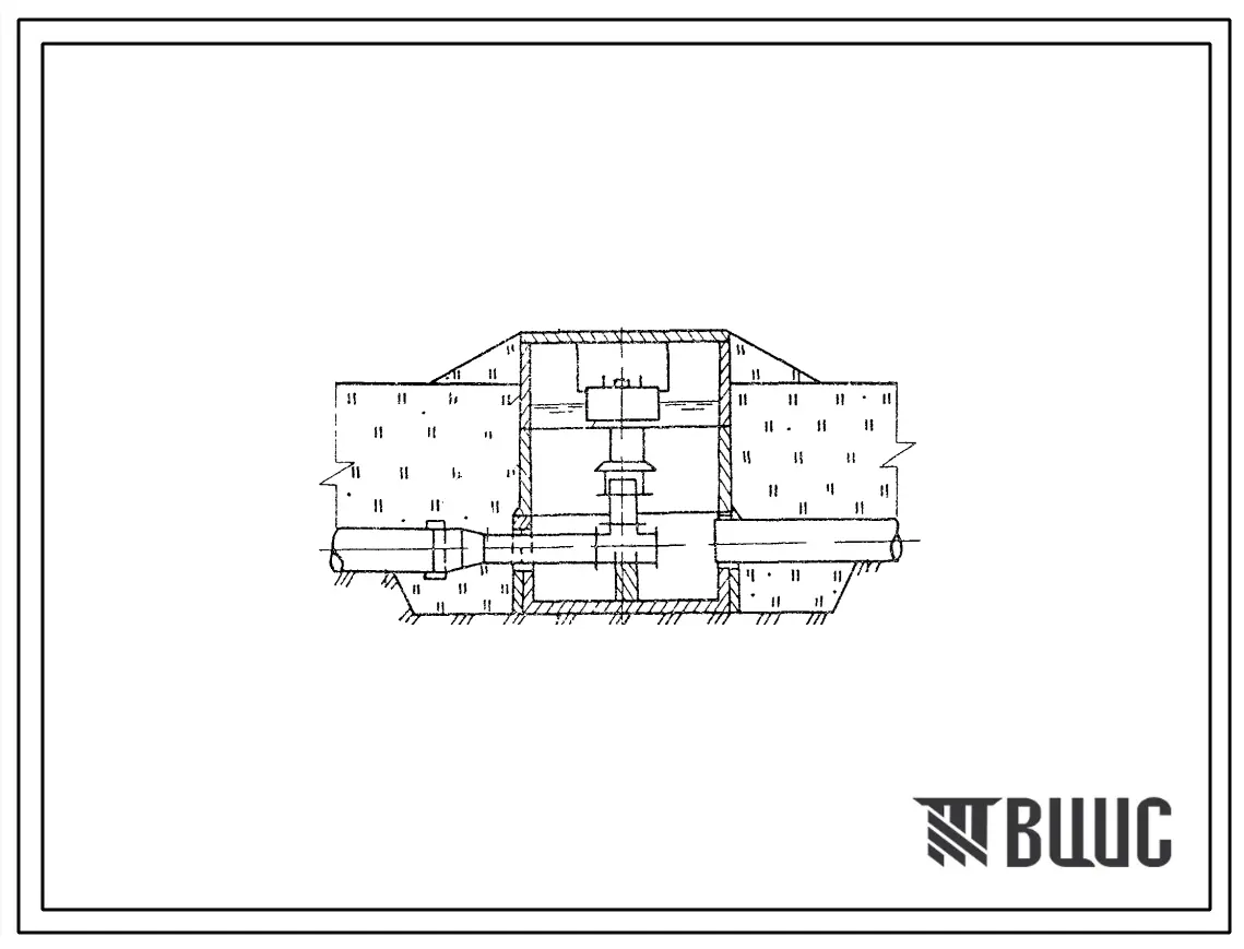 Типовой проект 820-02-16с.84 Делители статического напора с расходом до 300 л/с на низконапорной оросительной сети.