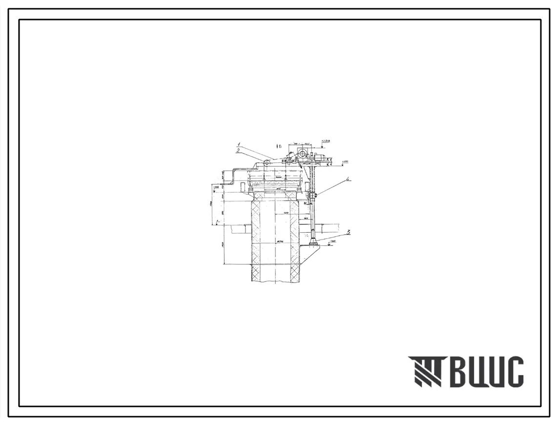 Проект 59480 Печь электрическая вертикальная ¢ 800 мм, Н=6500 мм