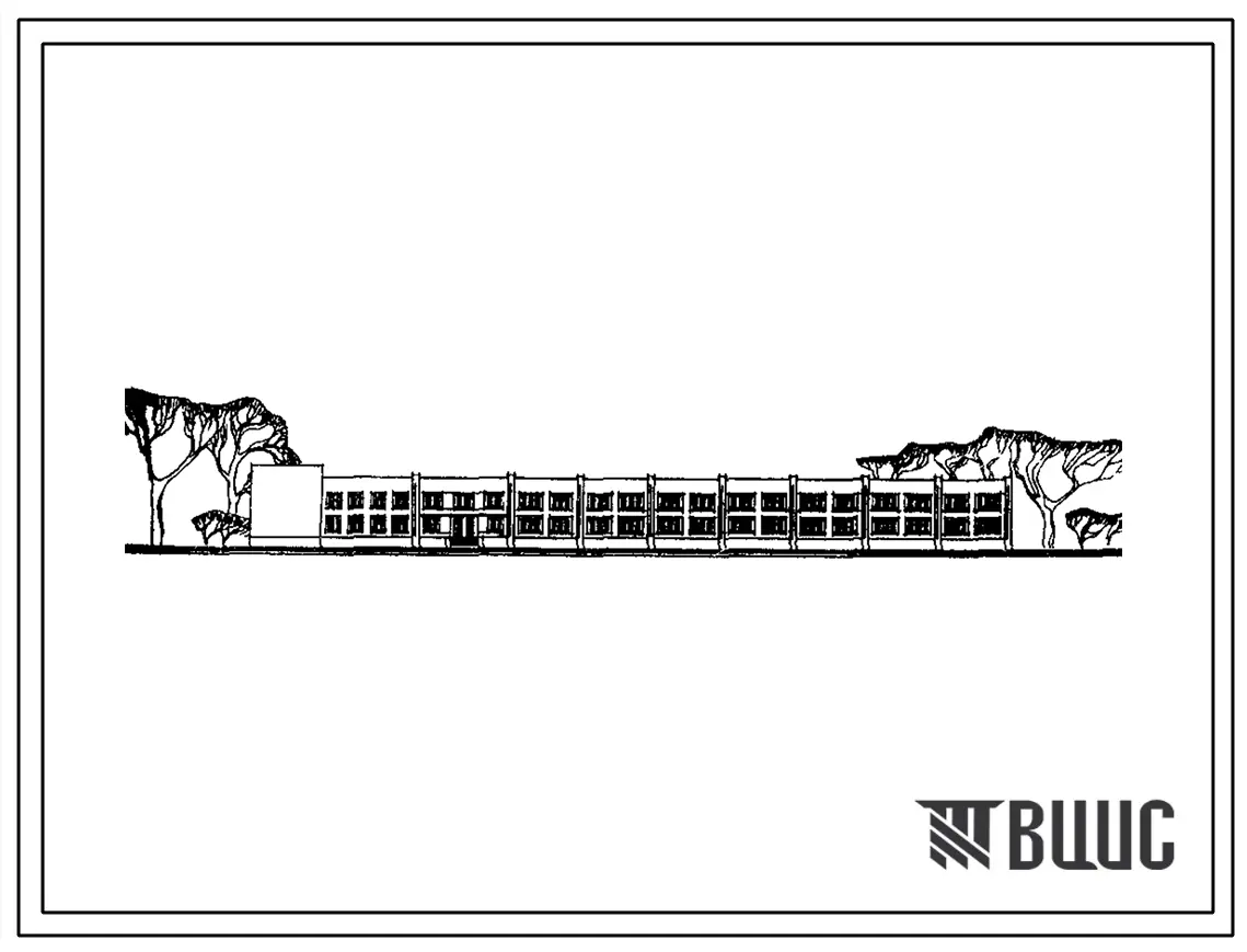 Типовой проект 224-1-432.85 Средняя школа на 13 классов (489 учащихся)