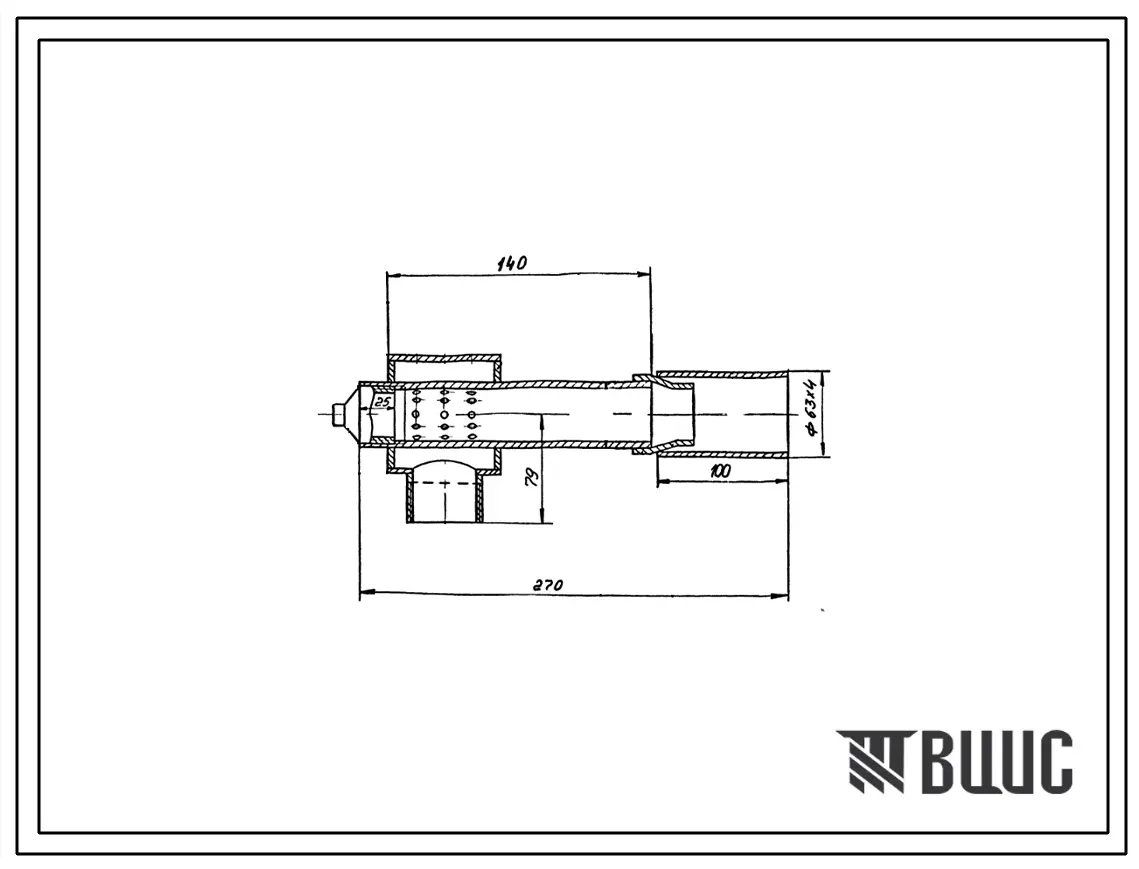 Проект Н7301 Горелка газовая смесительная ГГС-55