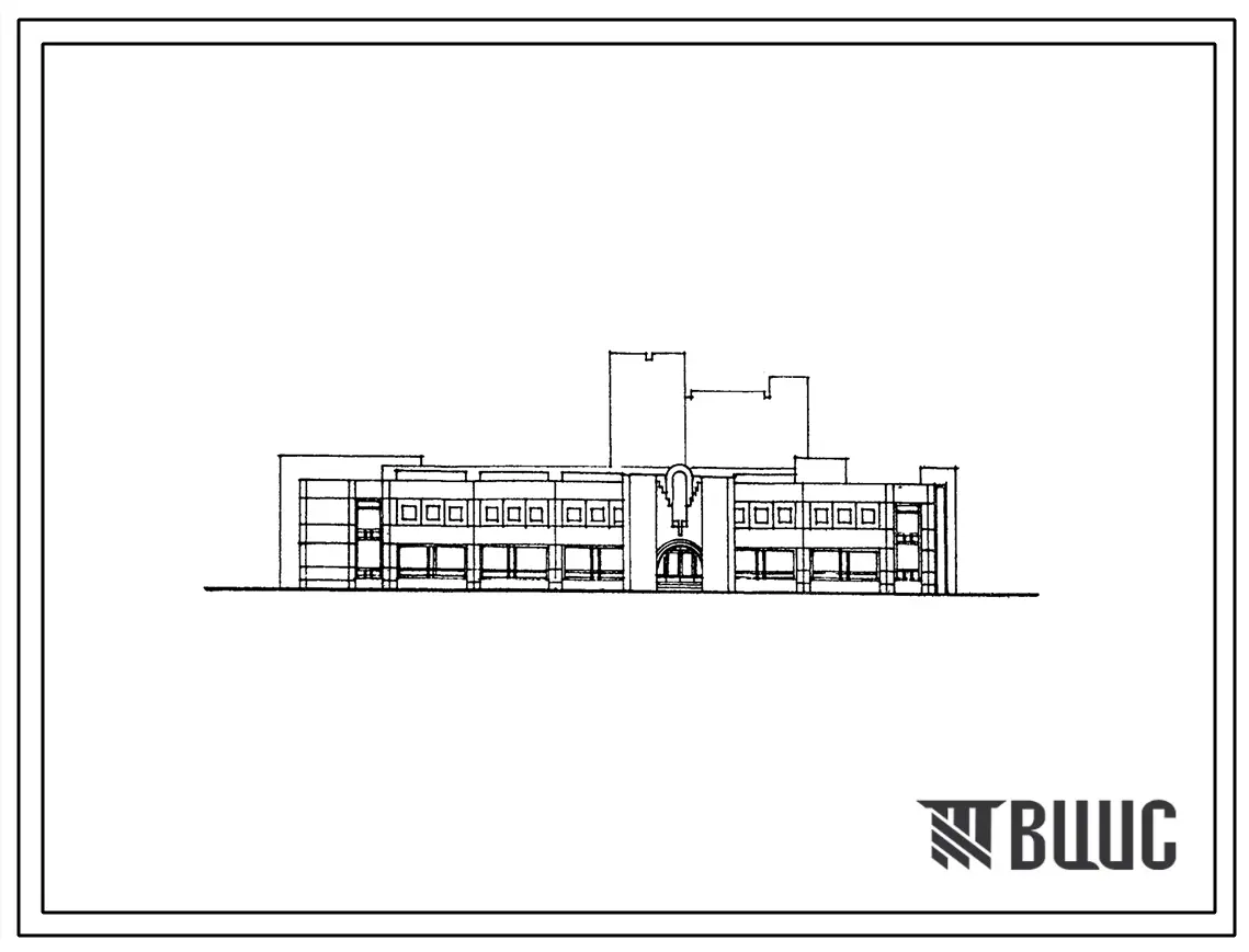 Типовой проект 262-12-267.86 Сельский дом культуры, в конструкциях 1.020-1/83, с залом на 400 мест