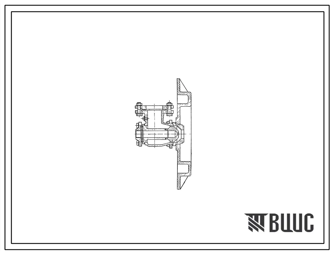Проект ТН6061 Горелка дутьевая унифицированная прямоточная для высококалорийных газов , длиннофакельная , производительностью 0,1 Гкал/ч ГДУП-0,1-В3