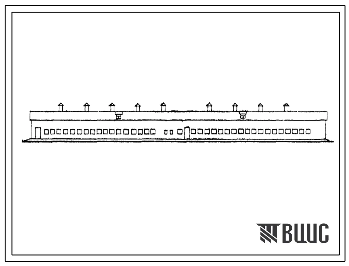 Типовой проект 802-87 тип 4 Свинарник на 500 поросят-отъемышей и 100 голов ремонтного молодняка с кормлением в станках.