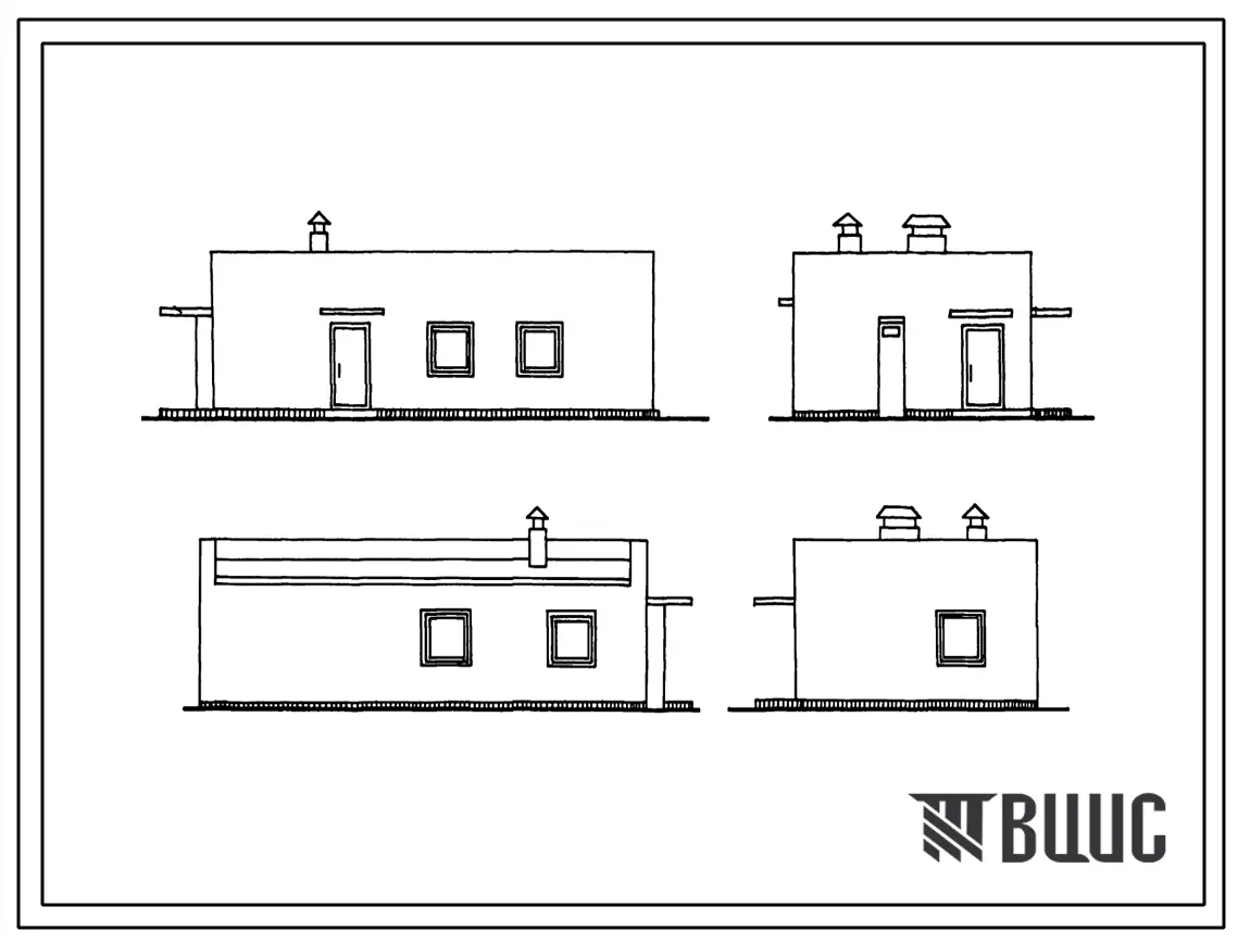 Типовой проект 254-9-117с.86 Здание для сушки и обработки лекарственного растительного сырья сельской аптеки V категории. Сейсмичность 7, 8 баллов. Площадь основных помещений 18,9 кв. м