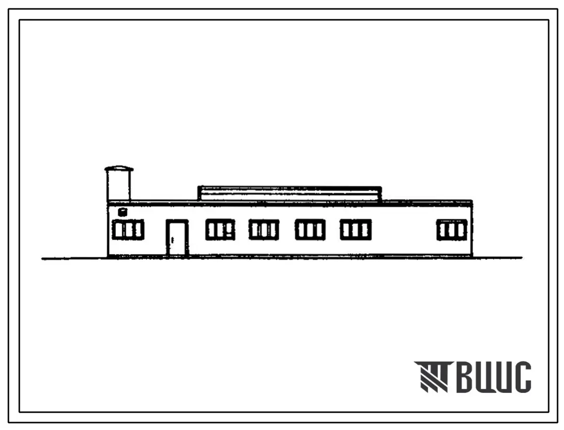 Типовой проект 801-5-62.12.87 Доильно-молочный блок на 2 установки УДА-8 «Тандем» с электрокотельной. Размеры здания - 24x24 м. Расчетная температура: -20, -30 -40°С. Стены – кирпичные. Покрытие - железобетонные плиты по железобетонным балкам