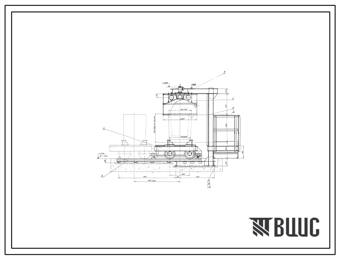 Проект 33932 Стенд для сушки и подогрева сталелитейных ковшей емкостью 1т на газе