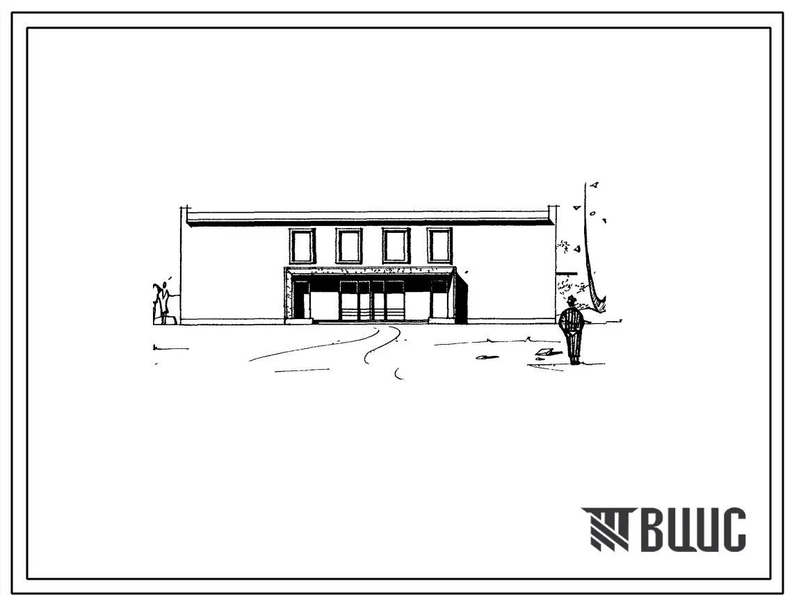 Типовой проект 284-1-17с Специализированный фотокомбинат мощностью 100 тыс.руб. продукции в год. Для строительства в IV строительно-климатической зоне, в районах с сейсмичностью 7 и 8 баллов.