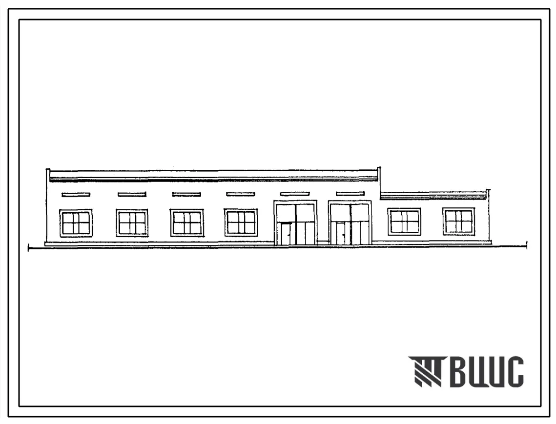 Типовой проект 416-7-307.89 Ремонтно-механическая мастерская на 50 условных ремонтов в год. Стены кирпичные