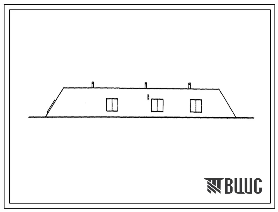 Типовой проект 813-43 Постоянная буртовая площадка для хранения капусты с активной вентиляцией емкостью 250 т.