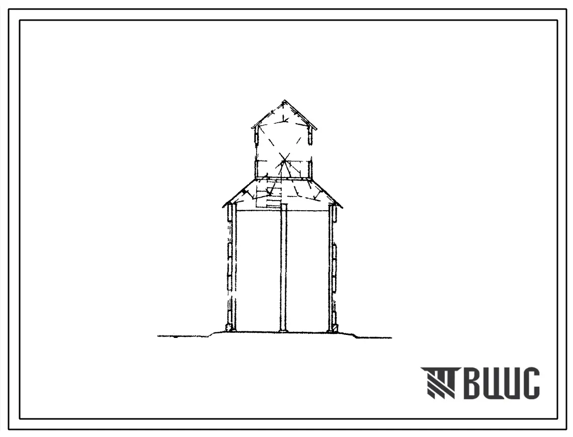 Типовой проект 812-60 Отделение вентилируемых бункеров ОБВ-50 емкостью 50 т.