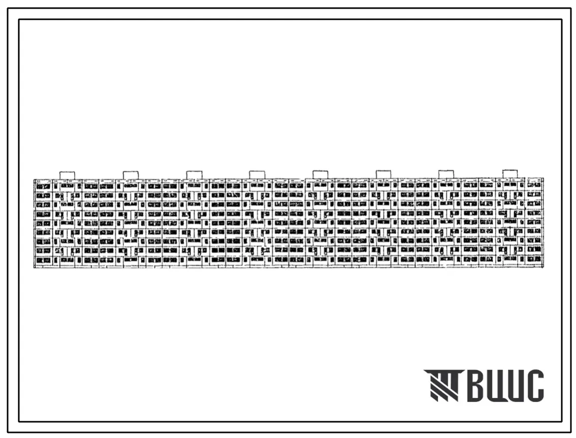 Типовой проект 1605АМ-08/9М Жилой 9-этажный 8-секционный дом на 283 квартиры . Ориентация-меридианная.