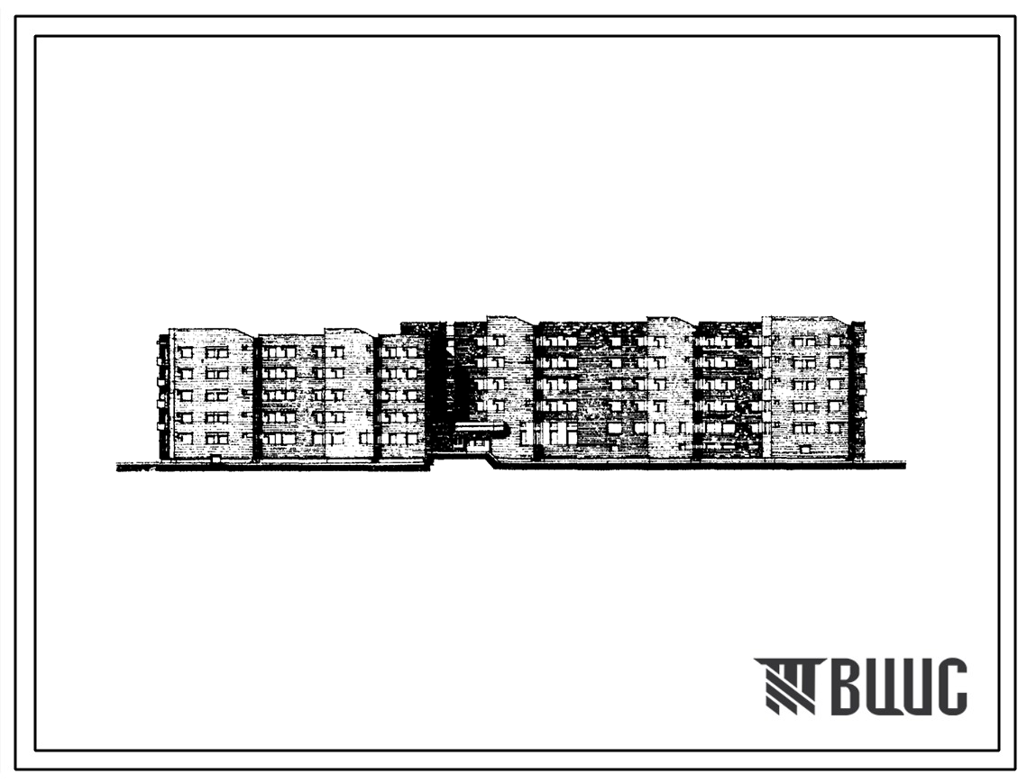 Типовой проект 164-68-5 Пятиэтажное общежитие на 404 места. Для строительства в 1А и 1Г климатических подрайонах