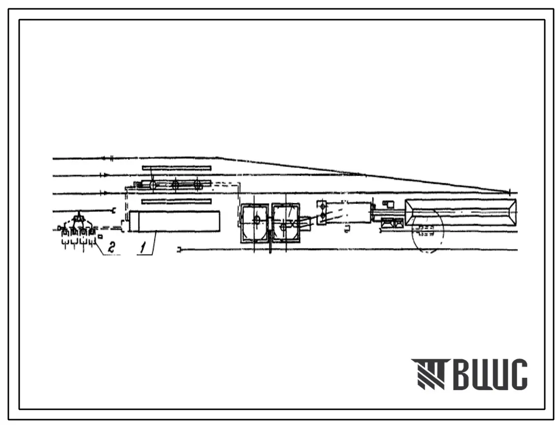 Типовой проект 501-0-27 Экипировочные устройства для электровозов на открытых деповских путях. Ситуационные планы.