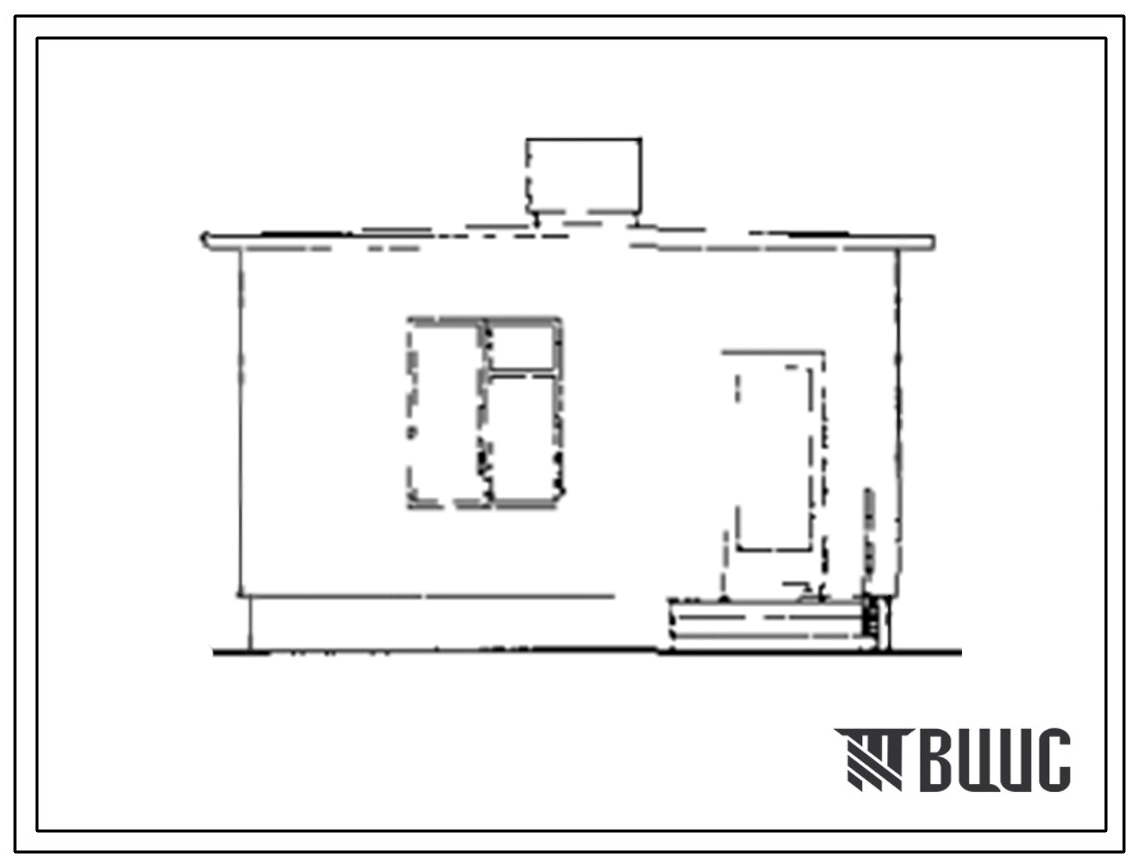 Типовой проект 501-39 Одноэтажное здание для дежурного по парку и составителей