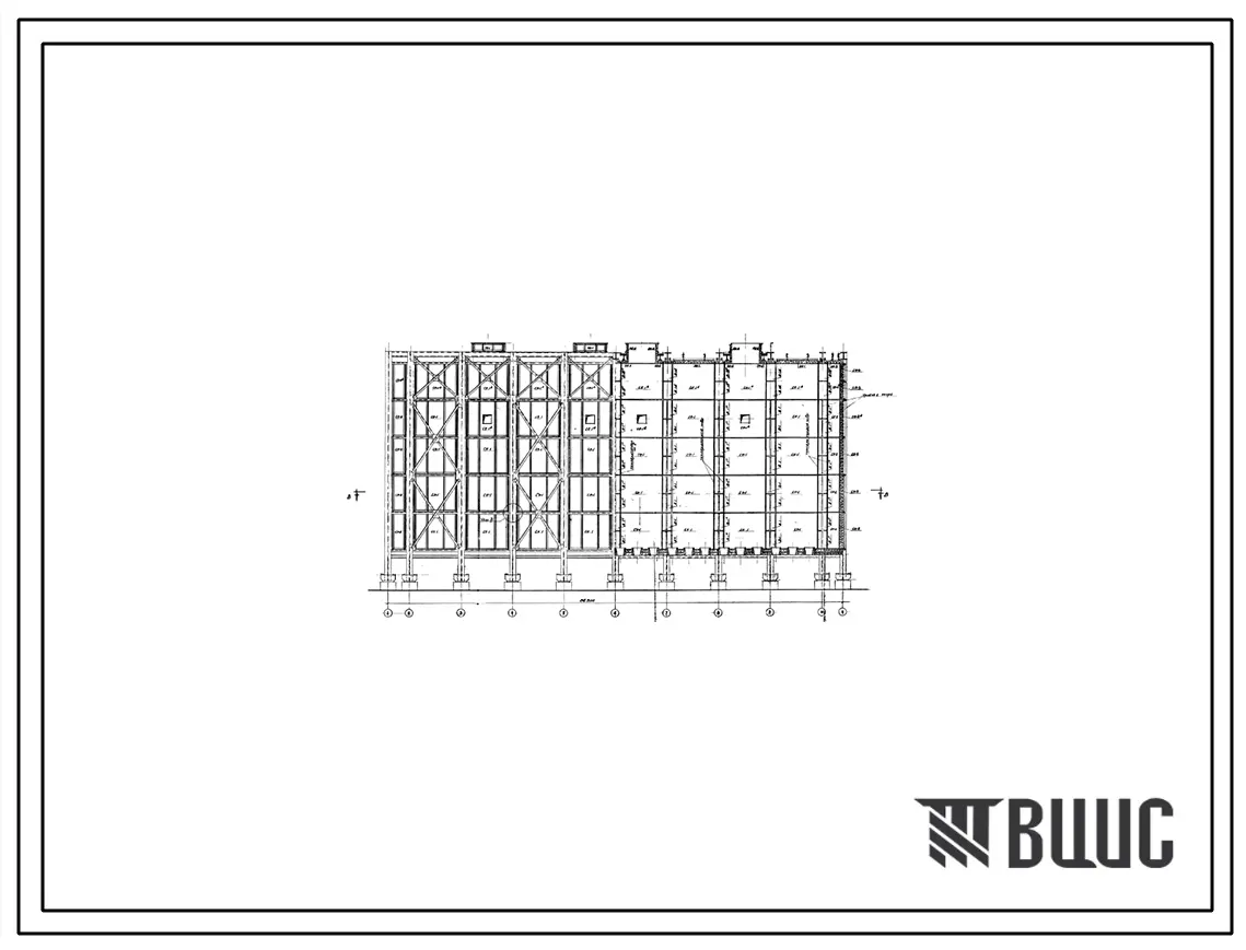 Проект ТРН5361 Печь трубчатая с подовыми форсунками на 40 гкал/ч. Футеровка из жаростойкого бетона