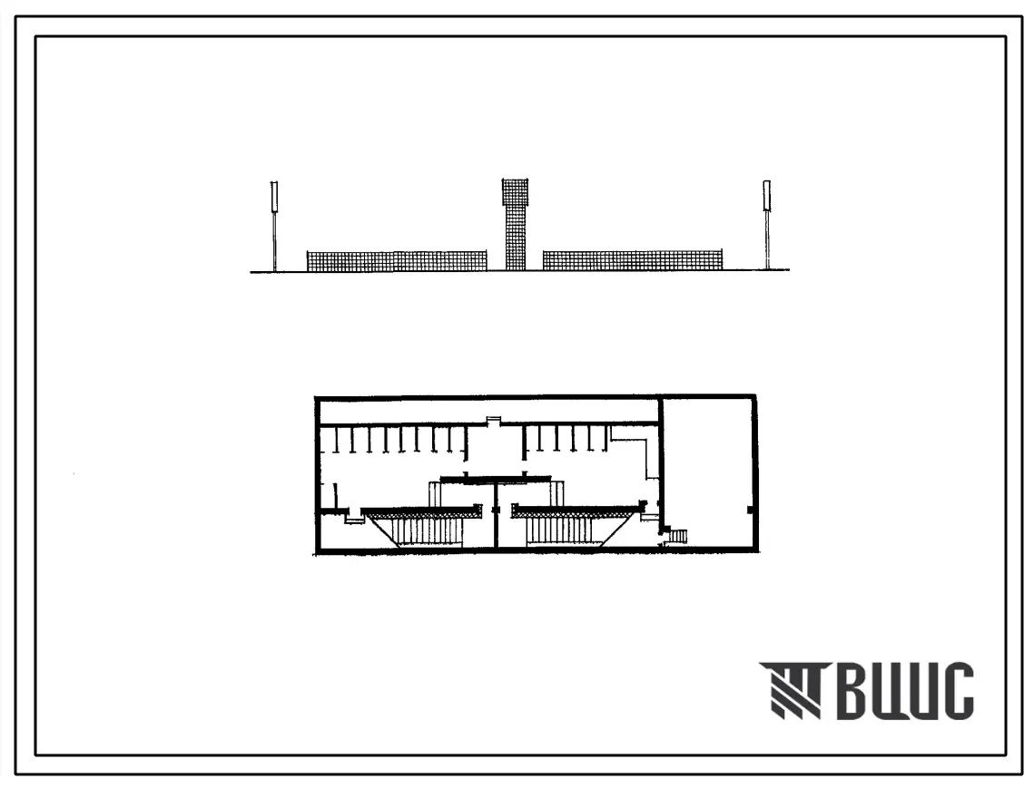 Типовой проект МФ-30 Подземная общественная уборная на 21 кабину