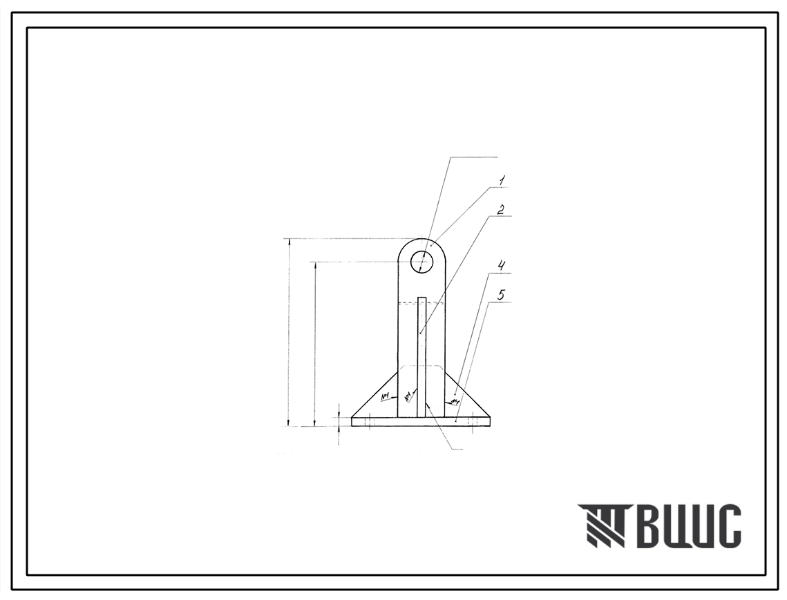 Шифр ПГГ-1200.300.000 Стойка ПГГ-1200.300.000
