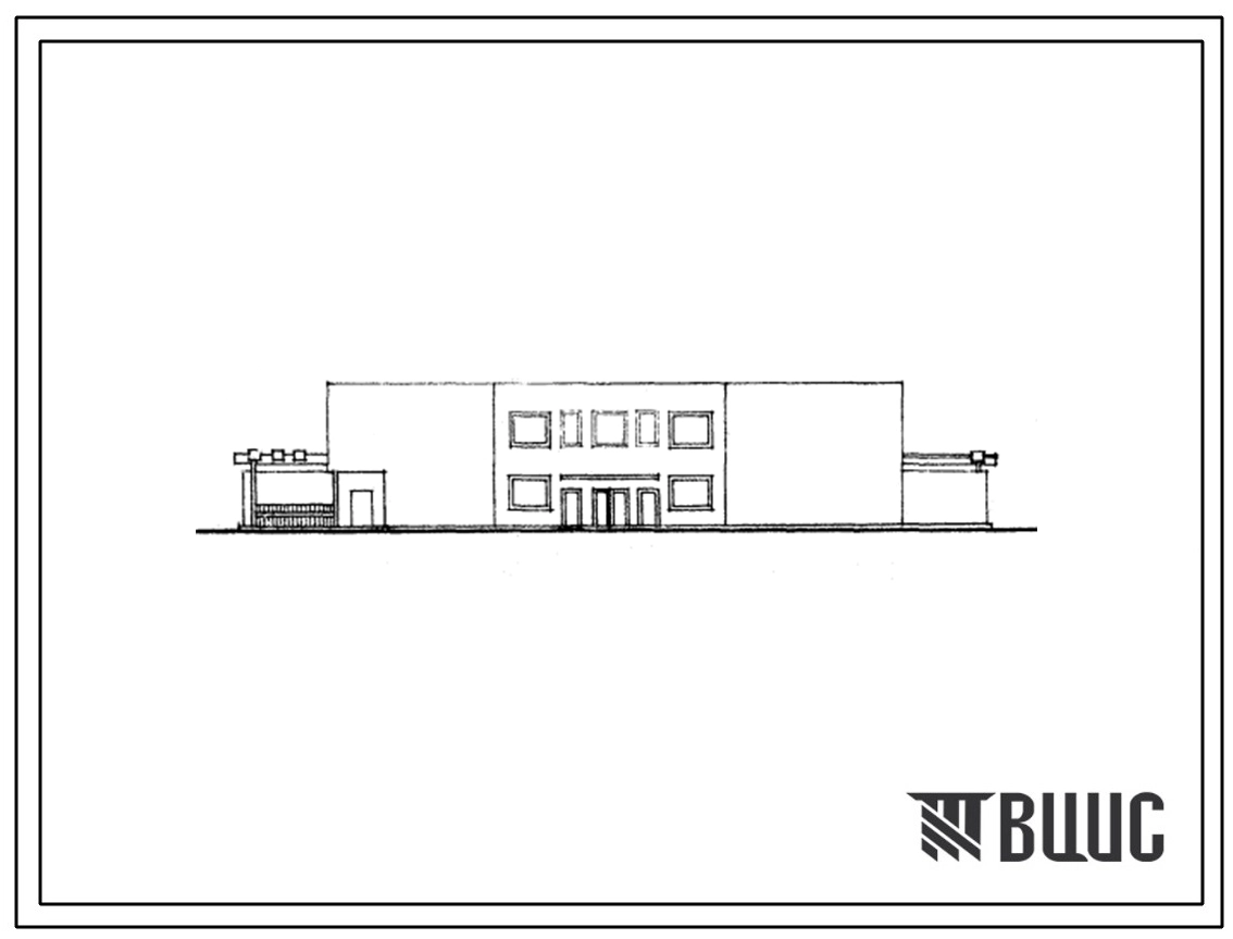 Типовой проект 211-2-100с Детские ясли-сад на 160 мест хозяйственным блоком для строительства в 4 климатическом районе сейсмичностью 7, 8 и 9 баллов на непросадочных грунтах и грунтах 1 и 2 типа просадочности, в конструкциях серии ИИС-04