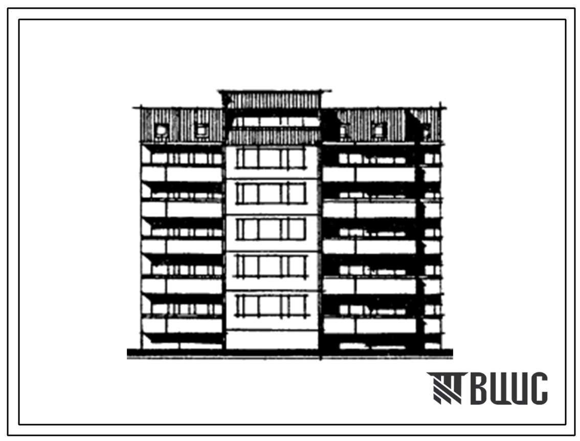 Типовой проект 138-044с.13.87 Блок-секция 20-квартирная 5-этажная угловая правая 3-1-2-2 (для Кабардино-Балкарской АССР)