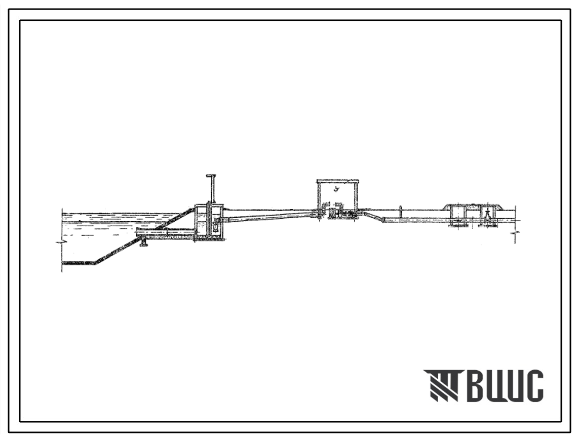Типовой проект 820-3-26 Пятиагрегатная насосная станция с насосами ЦН400-105 с подачей 500 л/с и напором 115 м